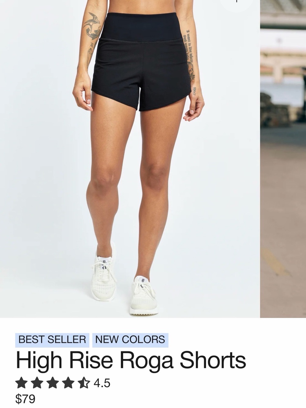 Oiselle high rise roga shorts
